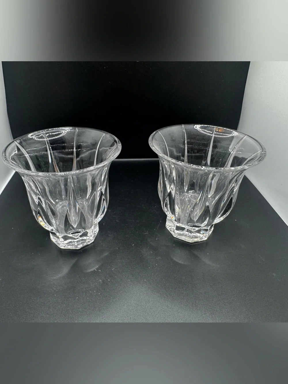 Crystal votive holder Clear Glass 4